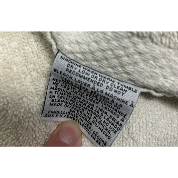 Set of 3 Vintage Avanti Hand Towels Gilded Songbird Embroidered Birds Cream - Picture 9 of 11